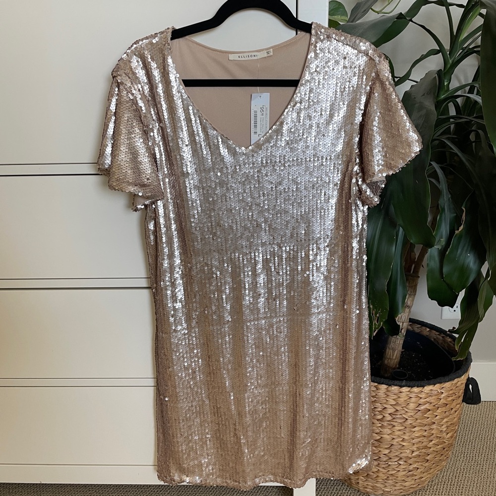 Sequence shift dress